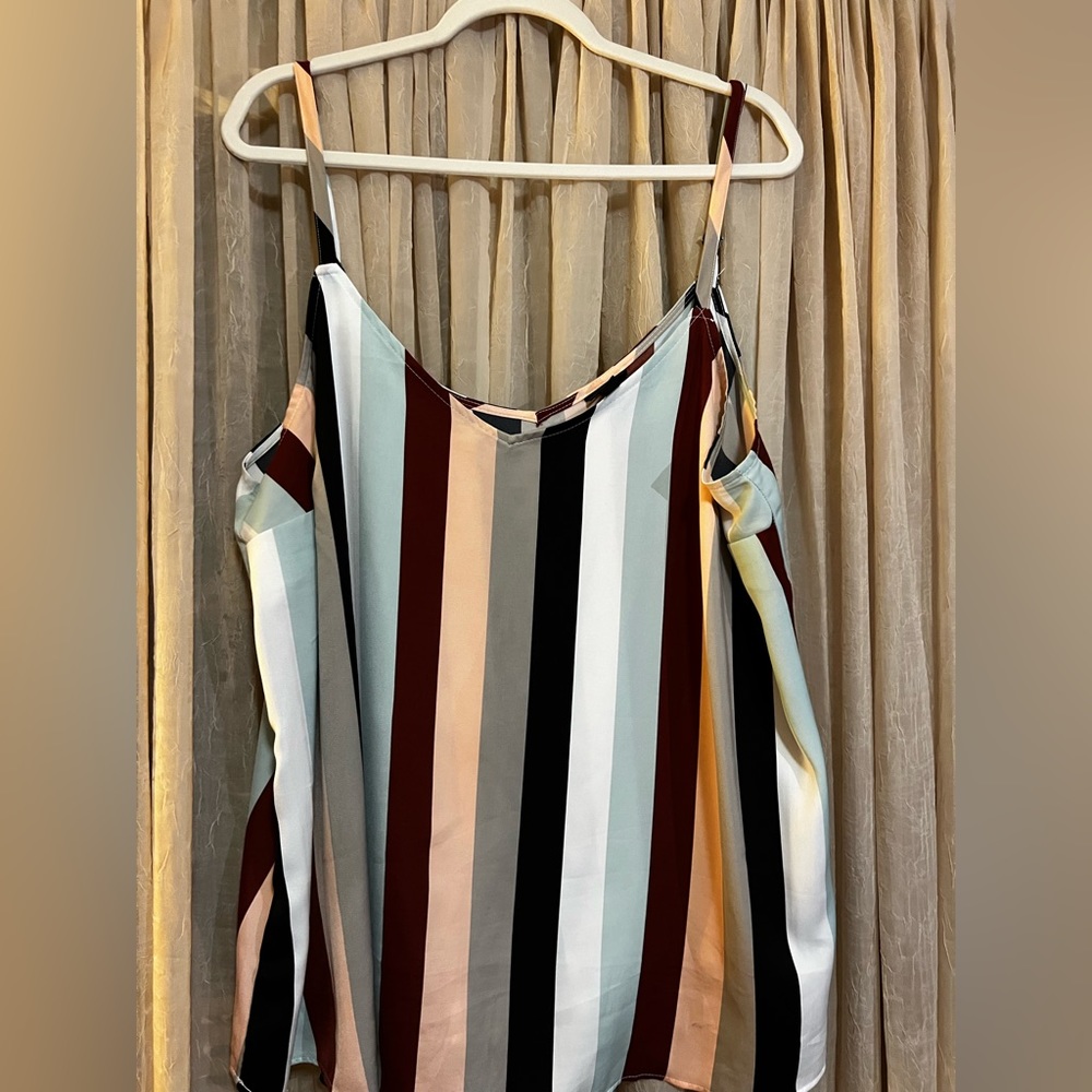 Torrid multi stripped tank top